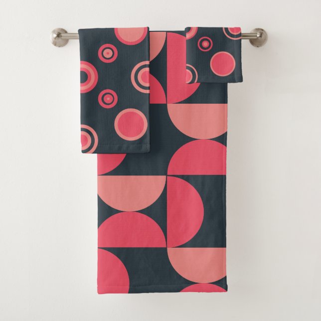 Conjunto De Toalhas Sunset de Verão Moderno do Século médio (Insitu)