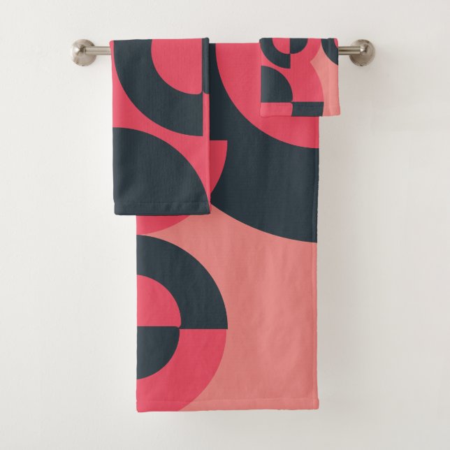 Conjunto De Toalhas Sunset de Verão Moderno do Século médio (Insitu)