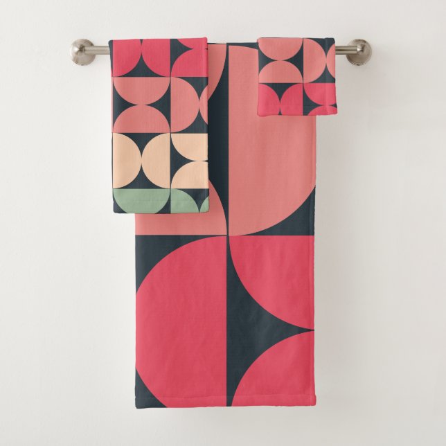 Conjunto De Toalhas Sunset de Verão Moderno do Século médio (Insitu)