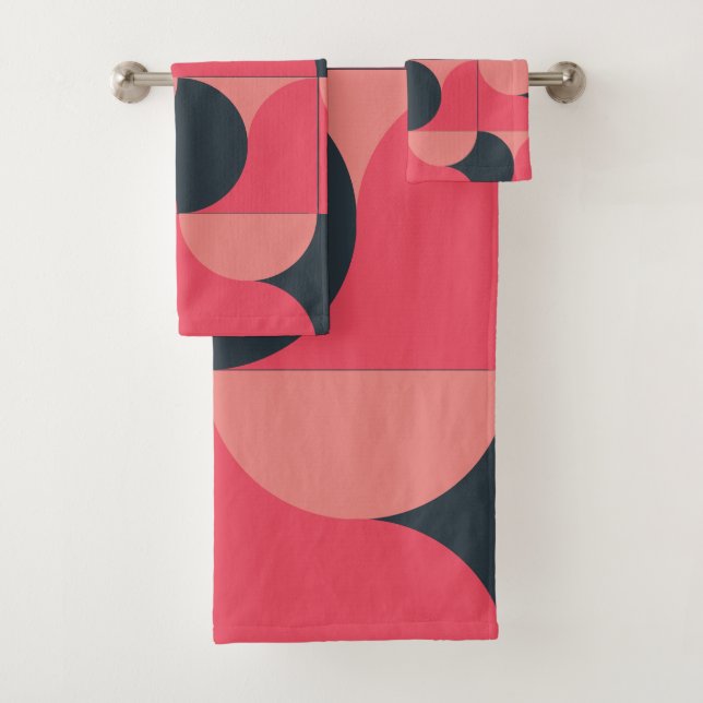 Conjunto De Toalhas Sunset de Verão Moderno do Século médio (Insitu)