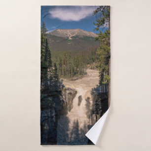 Conjunto De Toalhas Sunwapta Falls, Fotografia Canadiana em Cascata