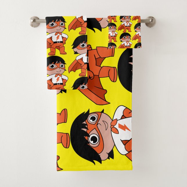 Conjunto De Toalhas Super Boy Action Hero (Insitu)