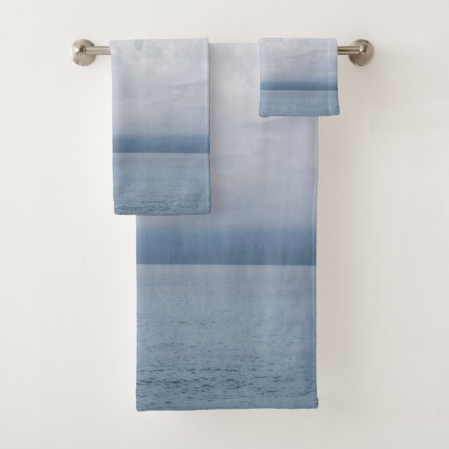 Conjunto De Toalhas Suspiro de Oceano Nublado Gentil 1 (Insitu)