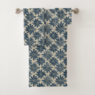 Conjunto De Toalhas Sussurros da lua dobrável Shibori Japonês