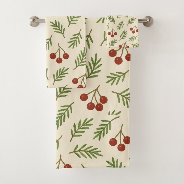 Conjunto De Toalhas Sweet Cherry Natural Harmony (Insitu)