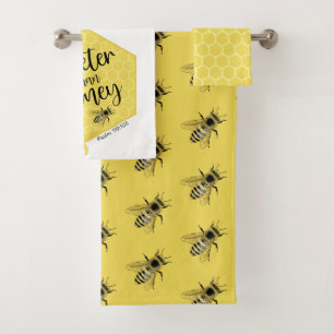 Conjunto De Toalhas Sweeter Than Honey