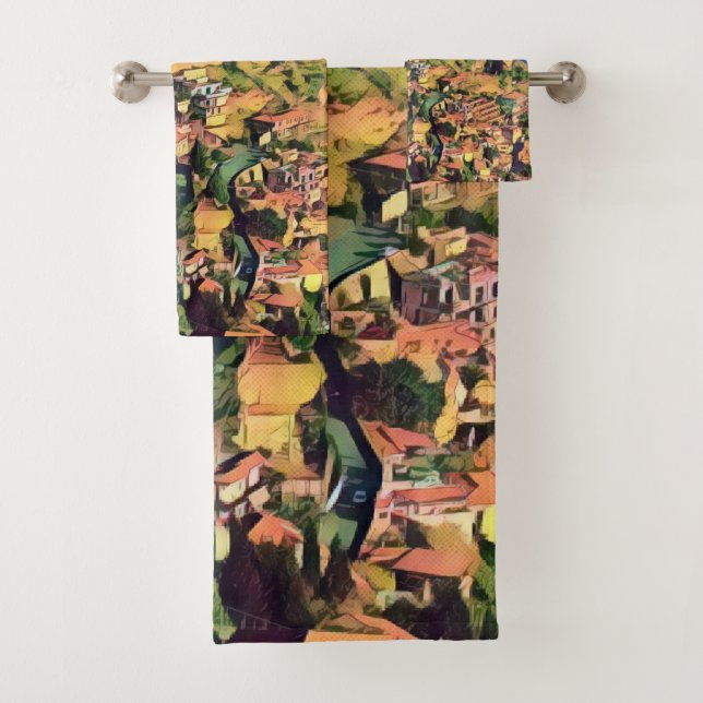 Conjunto De Toalhas TAORMINA - Sicília - (Insitu)