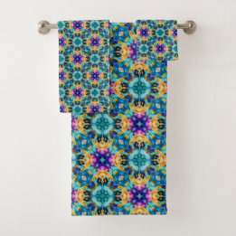 Conjunto De Toalhas Tapeçaria Aurora Blossom 