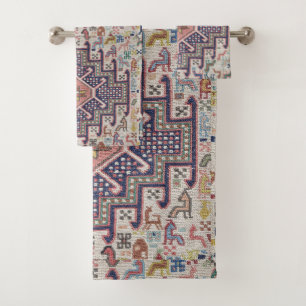 Conjunto De Toalhas Tapete Kilim Turco Oriental Antigo Vintage