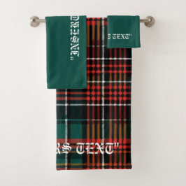 Conjunto De Toalhas Tartan