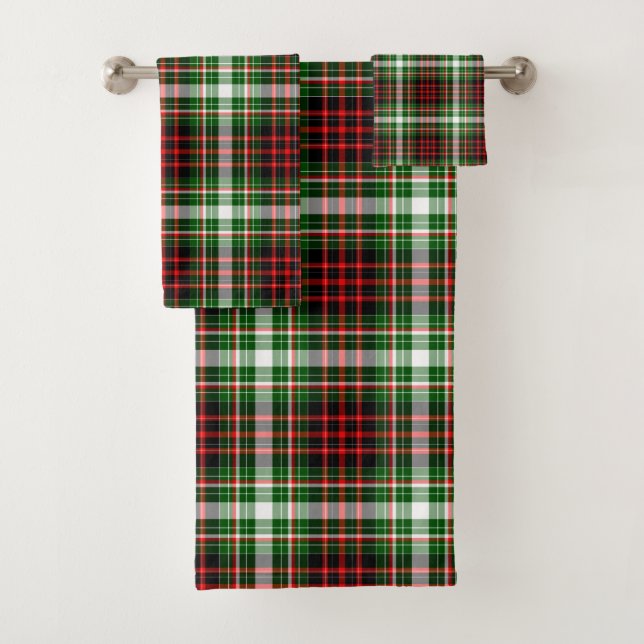 Conjunto De Toalhas Tartan, escocês, Country Xadrez (Insitu)