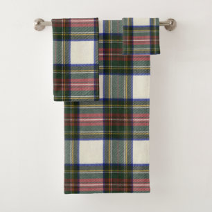 Conjunto De Toalhas Tartan original moderno do vestido de Stewart