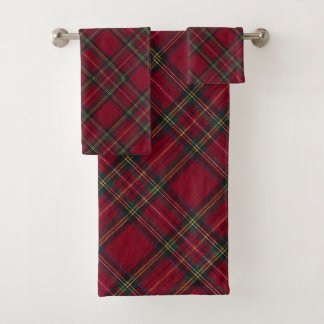 Conjunto De Toalhas Tartan Tradicional Inverness Escocês