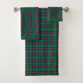 Conjunto De Toalhas Tartan Xadrez do Clã Young 