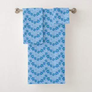 Conjunto De Toalhas Tartarugas do Mar de Honu Hibiscus no Havaí