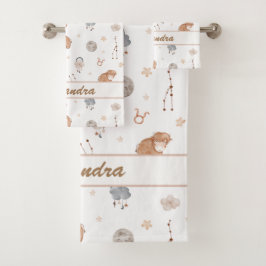 Conjunto De Toalhas Taurus Baby | Cozy e Durável para Pequenos Touros
