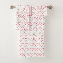 Conjunto De Toalhas Te amo, mamãe Towels