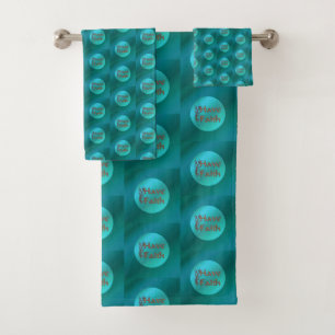 Conjunto De Toalhas Tenha fé em ser inspirador     
