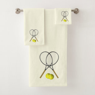 Conjunto De Toalhas Tênis Doubles Cream