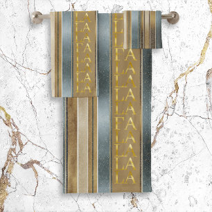 Conjunto De Toalhas Terra Tona Natal Fa La Pattern#27 ID1009