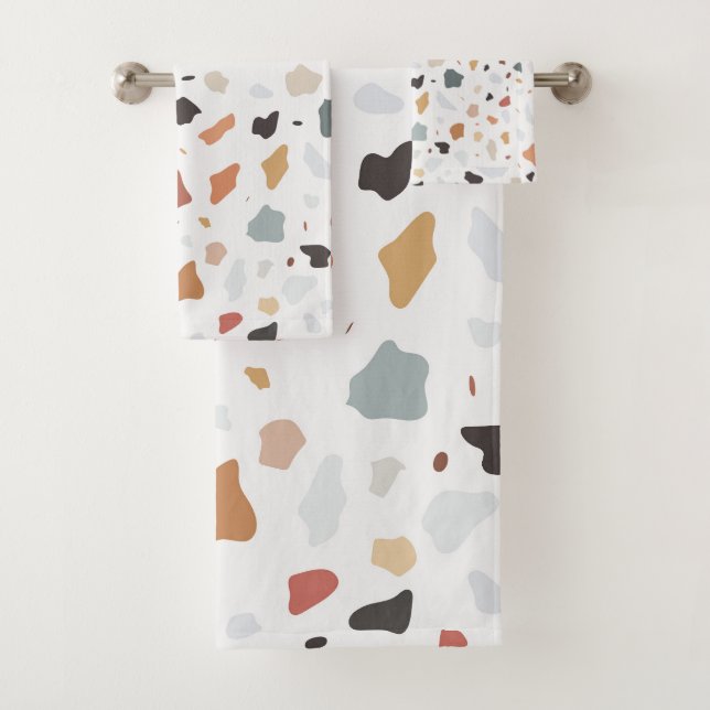 Conjunto De Toalhas Terrazzo Pattern (Insitu)