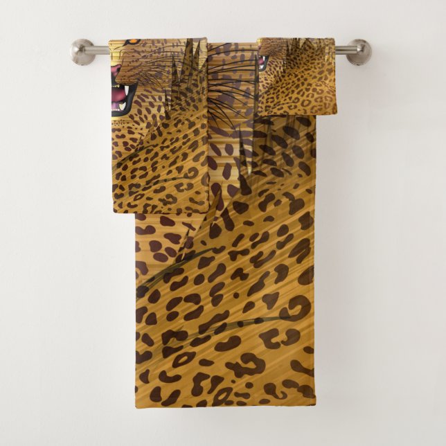 Conjunto De Toalhas Território do Leopardo 1 (Insitu)