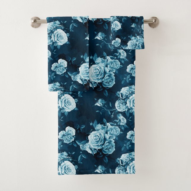 Conjunto De Toalhas Teste padrão clássico do rosa do azul (Insitu)