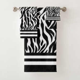 Conjunto De Toalhas Teste padrão da zebra