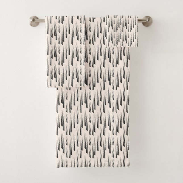 Conjunto De Toalhas Teste padrão moderno da chuva (Insitu)