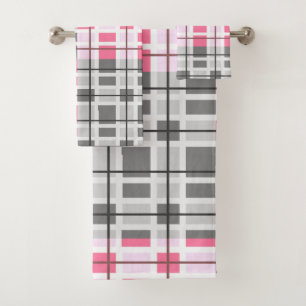 Conjunto De Toalhas Teste padrão moderno do abstrato do contemporâne