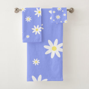 Conjunto De Toalhas Teste padrão pastel bonito e feminino da margarid