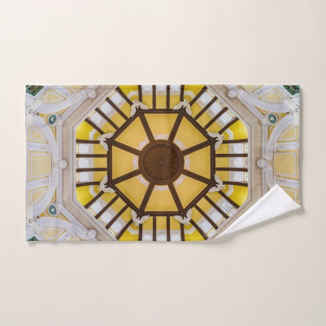 Conjunto De Toalhas Teto decorado na estação de Tóquio (Toalha de mão)