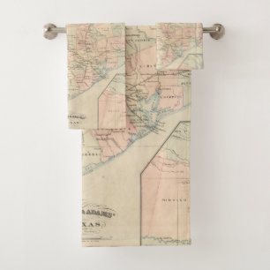 Conjunto De Toalhas Texas, parcela oriental