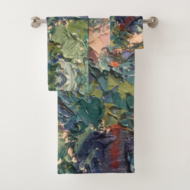 Conjunto De Toalhas Textura #1 de la obra Viendo a travez de los ojos (Insitu)