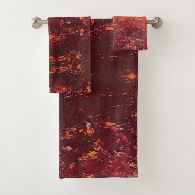 Conjunto De Toalhas Textura #2 de la obra La puesta del sol (Insitu)