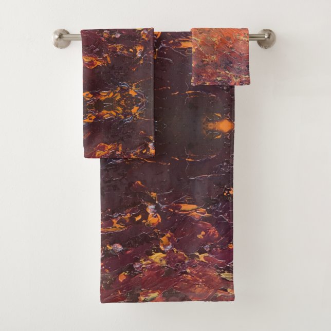 Conjunto De Toalhas Textura #3 de la obra La puesta del sol (Insitu)