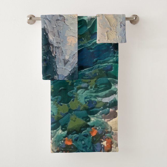 Conjunto De Toalhas Textura #3 de la obra Viendo a travez de los ojos (Insitu)