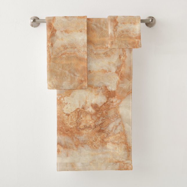Conjunto De Toalhas Textura de pedra bege (Insitu)