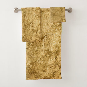 Conjunto De Toalhas Textura do ouro, ouro ventilado, antiguidade, arte