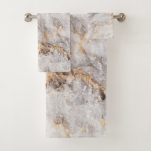 Conjunto De Toalhas Textura legal de Pedra Granita Marble