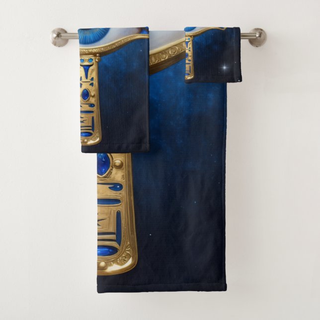 Conjunto De Toalhas The Egyptian Eye´7 (Insitu)