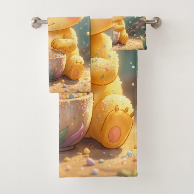 Conjunto De Toalhas The Glowing Wanderer and the Art of Nectar.1 (Insitu)