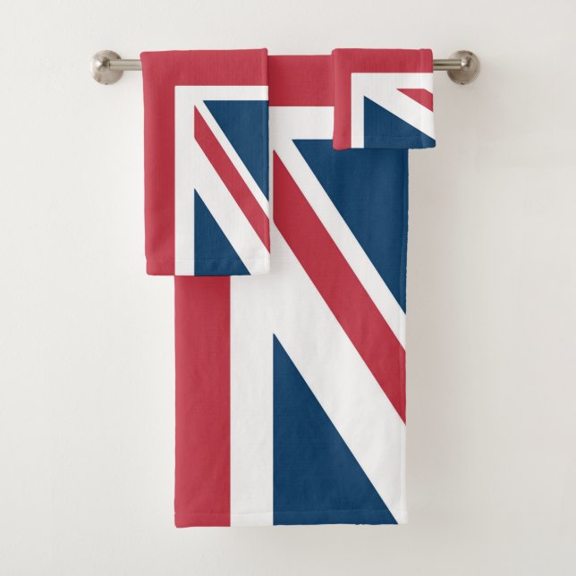 Conjunto De Toalhas The Union Jack British Flag (Insitu)