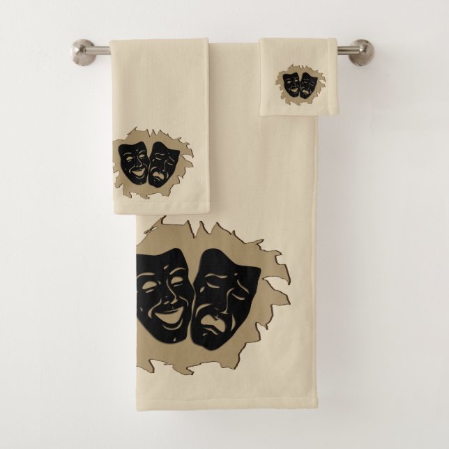 Conjunto De Toalhas Theather Mask (Insitu)