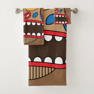 Conjunto De Toalhas tiki havaiano