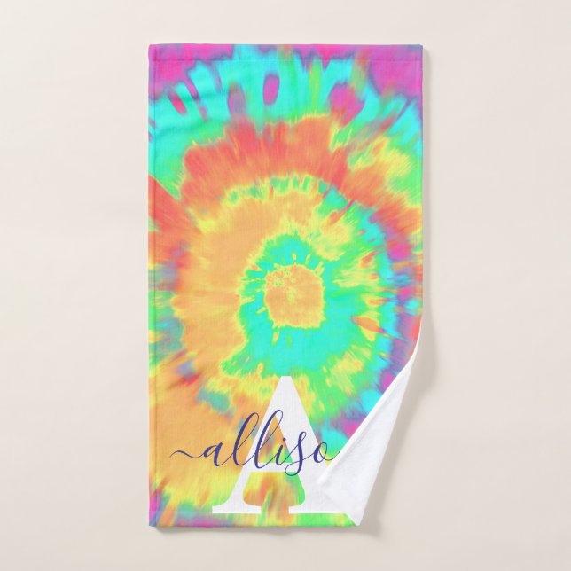 Conjunto De Toalhas Tingimento personalizado  (Toalha de mão)