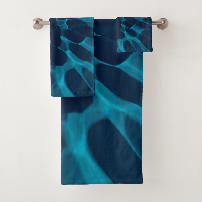 Conjunto De Toalhas Tinta azul (Insitu)
