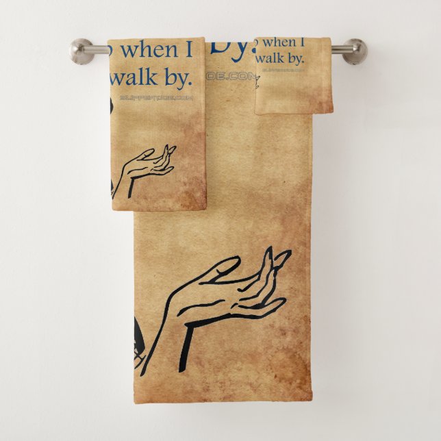 Conjunto De Toalhas Tinta de 50 engraçada da Princesa SlipperyJoe (Insitu)