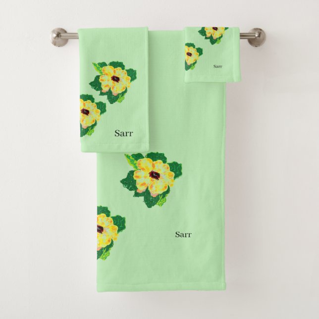 Conjunto De Toalhas Toalha: Primavera (Insitu)