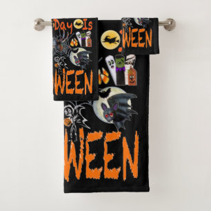 Conjunto De Toalhas Todo Dia É Halloween